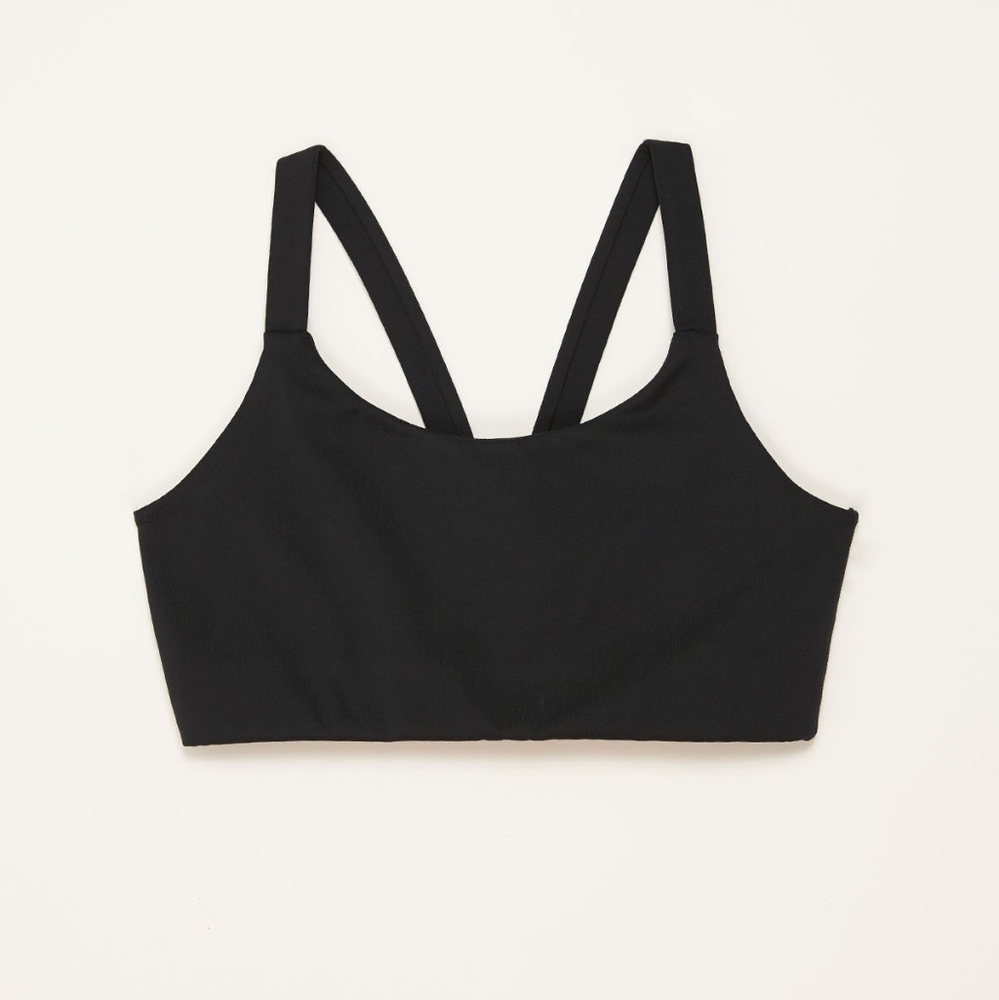 NWT Girlfriend Collective Black Lou Bra M